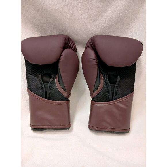 Everlast Elite Pro Hook and Loop 2 Boxing Gloves Purple Maroon 12 oz. Secure Fit - Picture 12 of 13